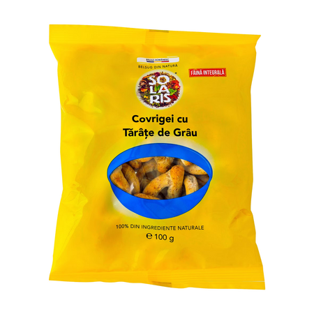 Covrigei cu tarate de grau, 100 g, Solaris