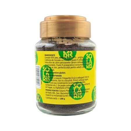 Cafea de cereale cu cicoare Granulata Instant, 100 g, Solaris 792975