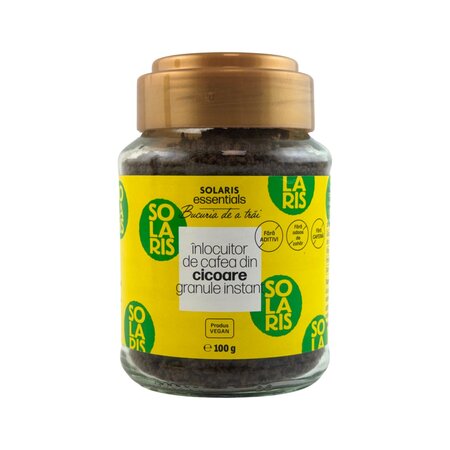 Cafea de cereale cu cicoare Granulata Instant, 100 g, Solaris