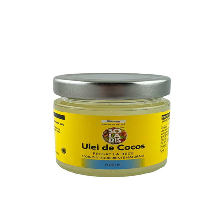 Ulei de cocos, 200 ml, Solaris