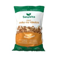 Fulgi de grau cu tarate, 500 g, Sanovita