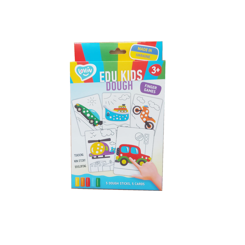 Joc de indemanare cu plastilina Edu Kids Lovin'Do, +3 ani, Transports, Okto