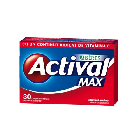 Actival Max, 30 comprimate filmate, Beres