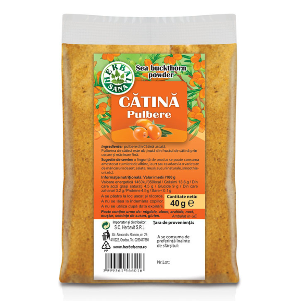 Pulbere de catina, 40 g, Herbal Sana