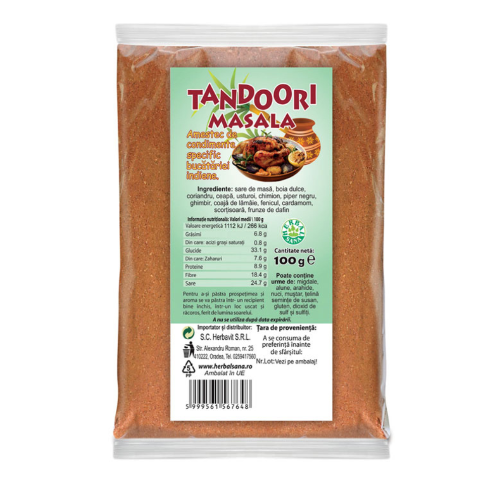 Tandoori Masala, 100 g, Herbal Sana