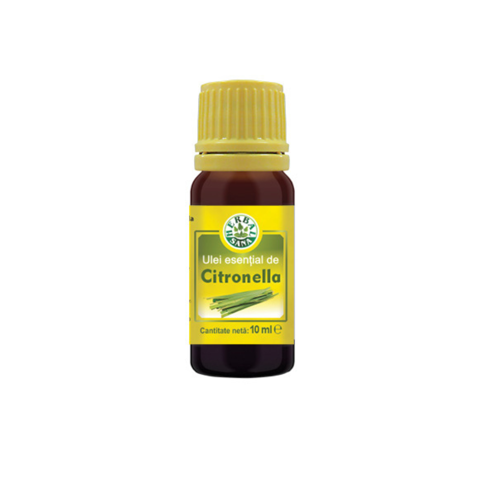 Ulei esential Citronella, 10 ml, Herbal Sana