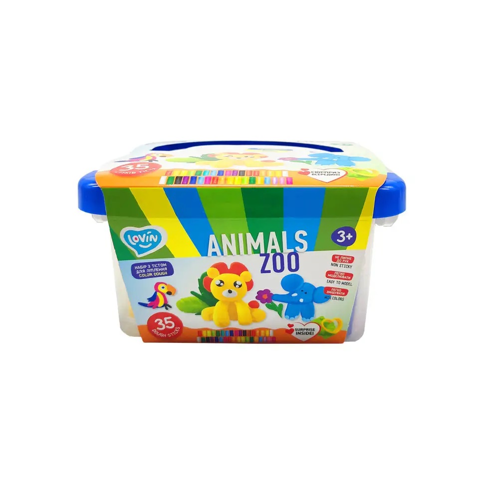 Set plastilina Lovin'Do Zoo Animals, Okto