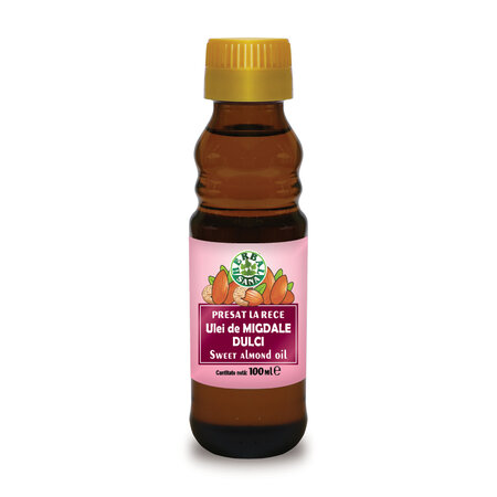 Ulei de migdale dulci presat la rece, 100 ml, Herbal Sana
