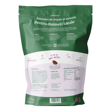 Musli cu fructe, 1 Kg, Sanovita 726374