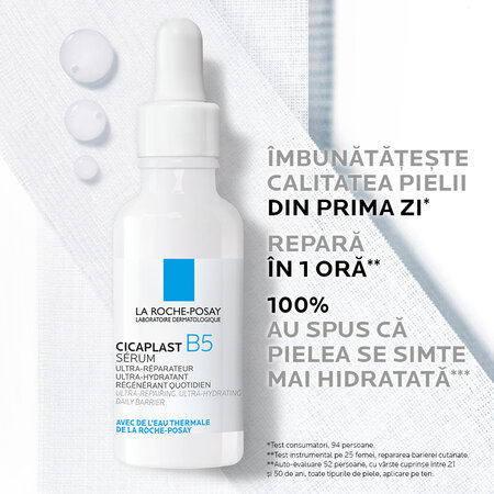 Ser ultra-reparator si ultra-hidratant Cicaplast B5, 30 ml, La Roche Posay 580447