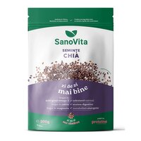 Seminte de chia, 500 g, Sanovita