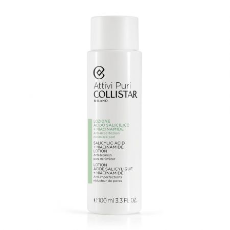 Lotiune tonica cu acid salicilic + niacinamide Attivi Puri, 100 ml, Collistar