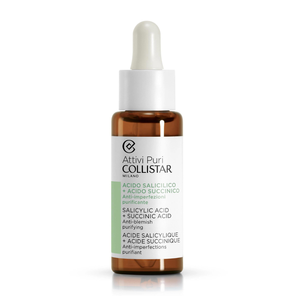 Serum cu acid salicilic si acid succinic Attivi Puri, 30 ml, Collistar