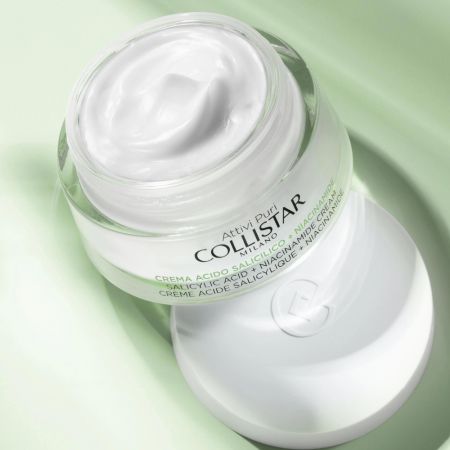 Crema de fata cu acid salicilic + niacinamide Attivi Puri, 50 ml, Collistar 580591