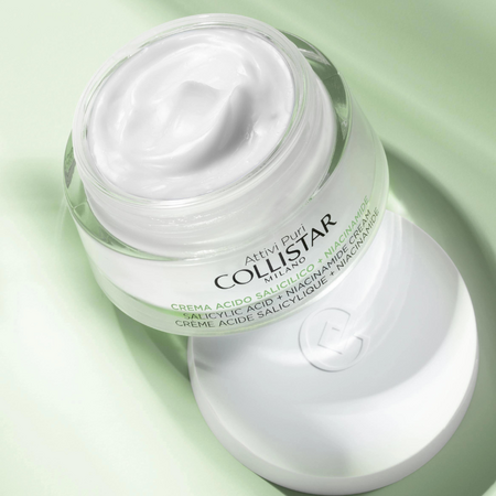 Crema de fata cu acid salicilic + niacinamide Attivi Puri, 50 ml, Collistar 580591