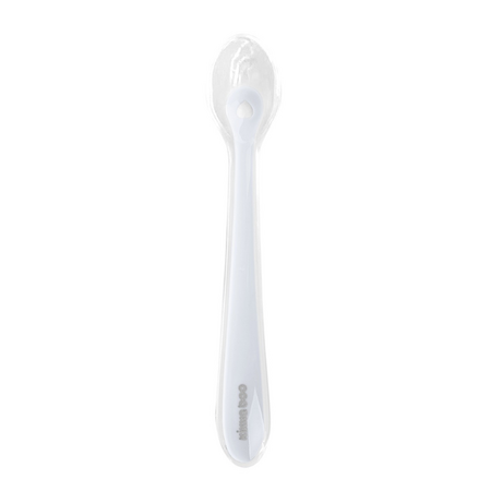 Lingurita din silicon cu carcasa de protectie, +4 luni, Blue, Kikka Boo 580623