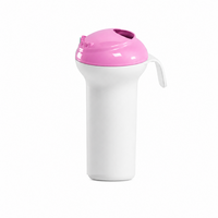 Dus pentru clatirea bebelusului Splash, Roz, 500 ml, Ok Baby