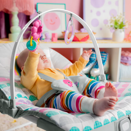 Balansoar 2in1 Rosy Rainbow, 0-30 luni, Bright Starts 581136