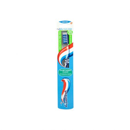 Periuta de dinti cu peri medii In-Between Clean, Medium, Aquafresh