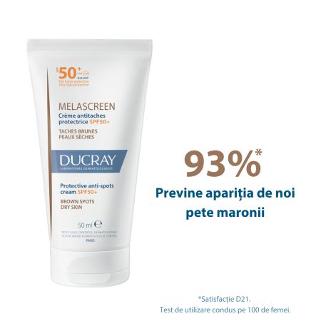 Crema protectoare depigmentanta SPF50+ Melascreen, 50 ml, Ducray 607561