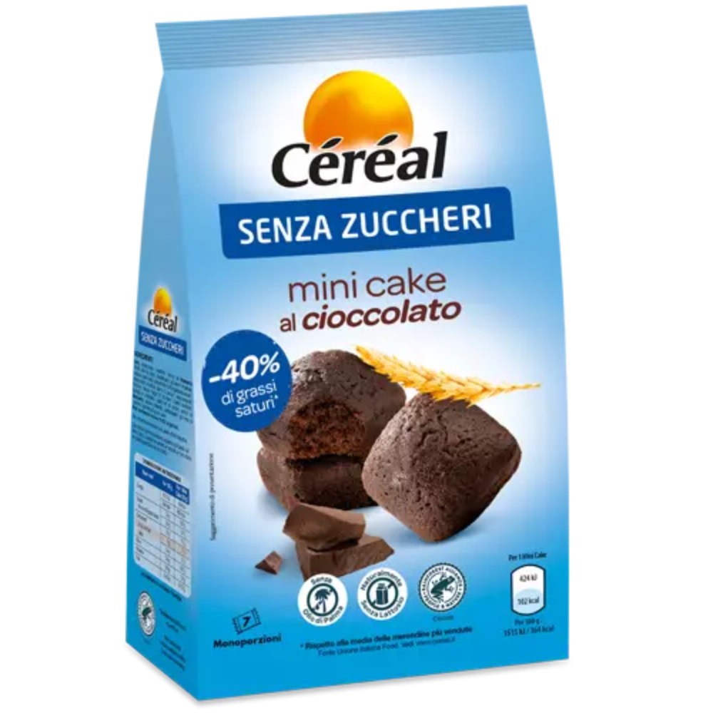 Madlene fara zahar cu cacao, 196 g, Cereal