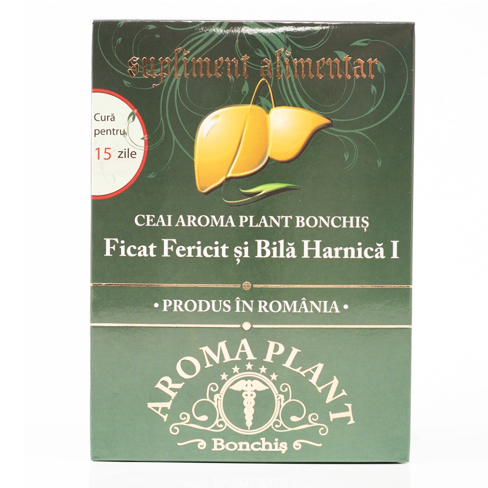 Ceai Ficat fericit si bila harnica I, 160 g, Aroma Plant