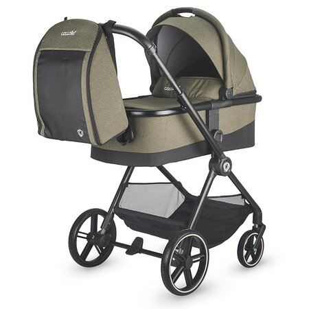 Sistem carucior 2 in 1 pentru copii Lissia, Moss Green, Coccolle 673590