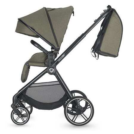 Sistem carucior 2 in 1 pentru copii Lissia, Moss Green, Coccolle 673581