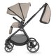 Sistem carucior 2 in 1 pentru copii Lissia, Butternut Beige, Coccolle 673559