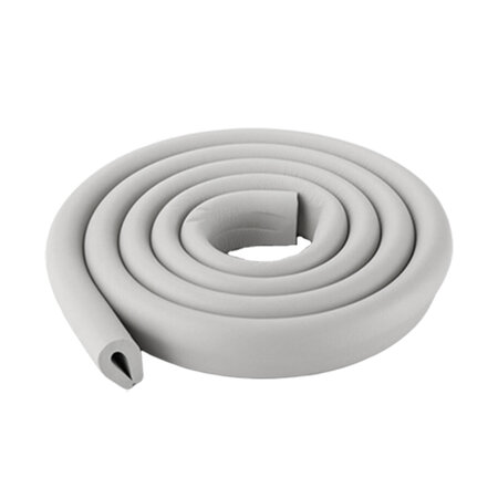 Banda de protectie din spuma pentru colturi si margini, 2 metri, Gri, Sipo 614463