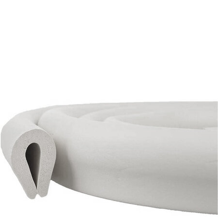 Banda de protectie din spuma pentru colturi si margini, 2 metri, Gri, Sipo 614462