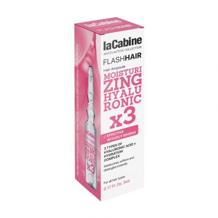 LACABINE FLASH HAIR MOISTURIZING HYALURONIC 1X5ML                                            