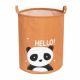 Cos din bumbac pentru jucarii, 35x35x45 cm, Hello Panda, Sipo 581679