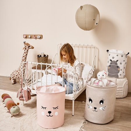 Cos pliabil pentru depozitare jucarii cu snur, 63L, Rabbit, Sipo 614411