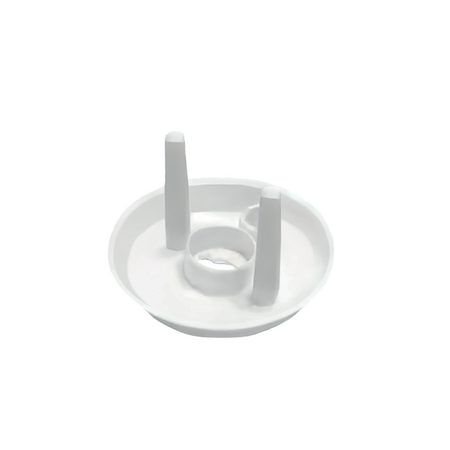 Set 12 capace de protectie pentru prize cu doua cheite, Alb, Sipo 614648