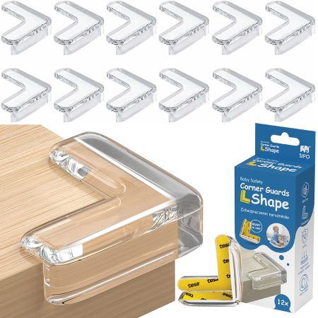 Set 12 coltare din silicon cu forma triunghi, 40 x 40 x 16 cm, Sipo 614578