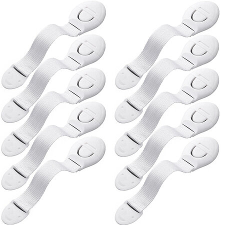 Set Incuietoare curea pentru dulapuri si sertare, 10 bucati, Sipo 614667