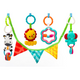 Covoras de joaca cu activitati Jungla, 120x120 cm, Fillikid 454263