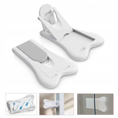 Set 2 bucati sisteme de siguranta pentru usi glisante, Sipo 581940