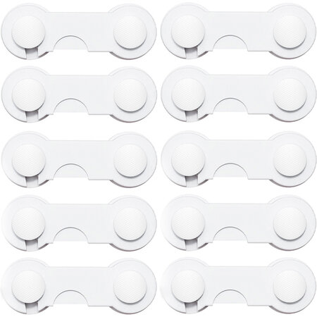 Set Inchizatoare pentru dulapuri si sertare, 10 bucati, Sipo 614681