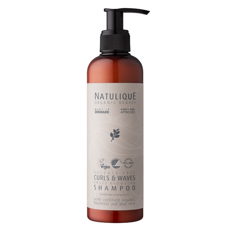 Sampon organic pentru parul cret si refacerea buclelor Curls & Waves, 250 ml, Natulique