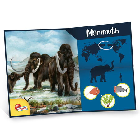 Kit Paleontologie Mamut Experimentele micului geniu, 7 ani+, Lisciani 689129