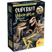 Experimentele micului geniu Kit Paleontologie Velociraptor, 7-12 ani, Lisciani