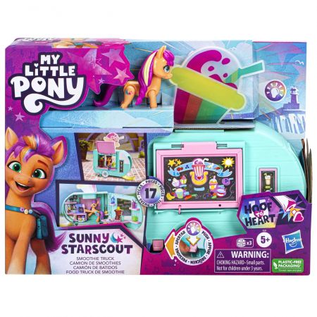 Rulota de Smoothie a lui Sunny Starscout My Little Pony, +5 ani, Hasbro 582159