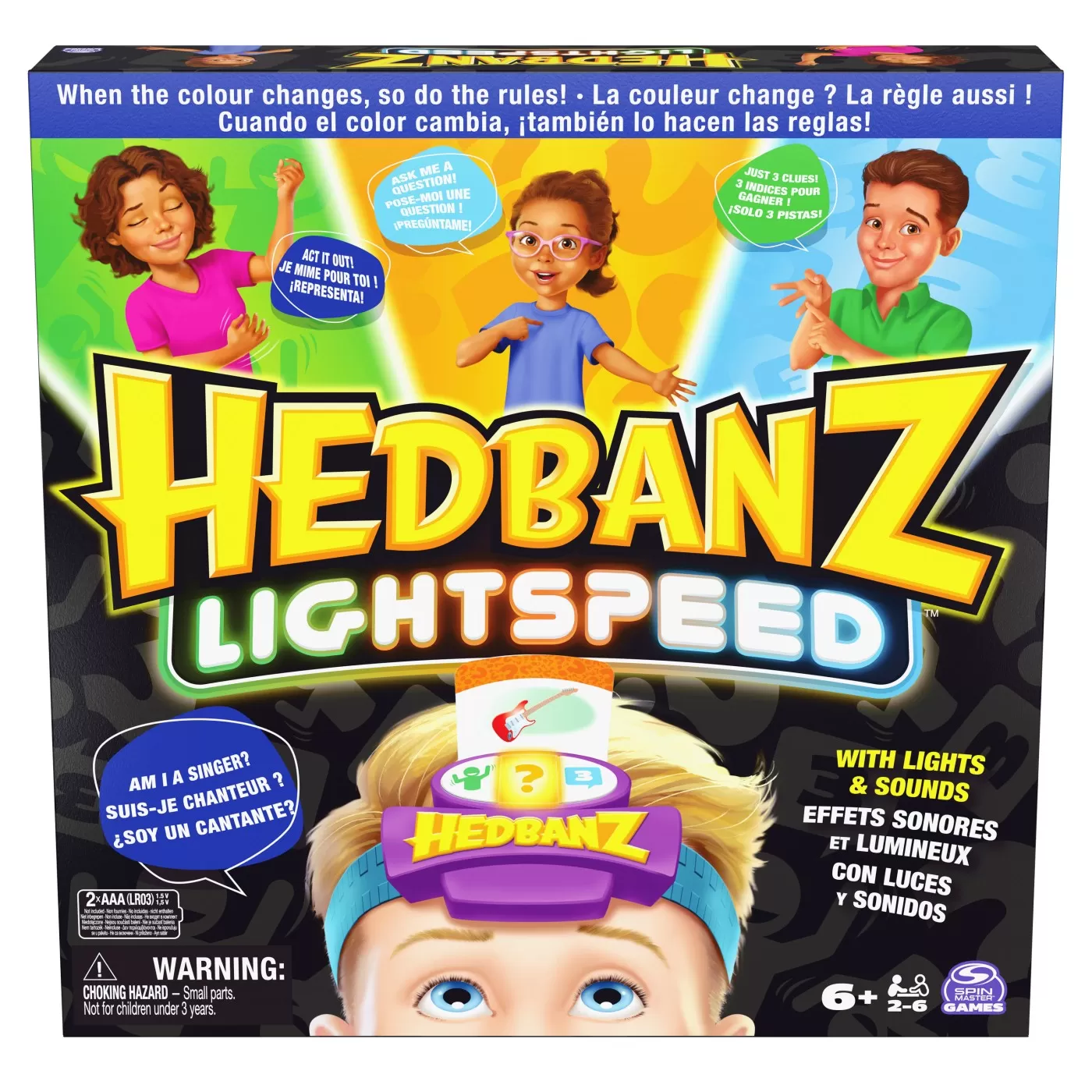 Joc Hedbanz Light Speed, Spin Master