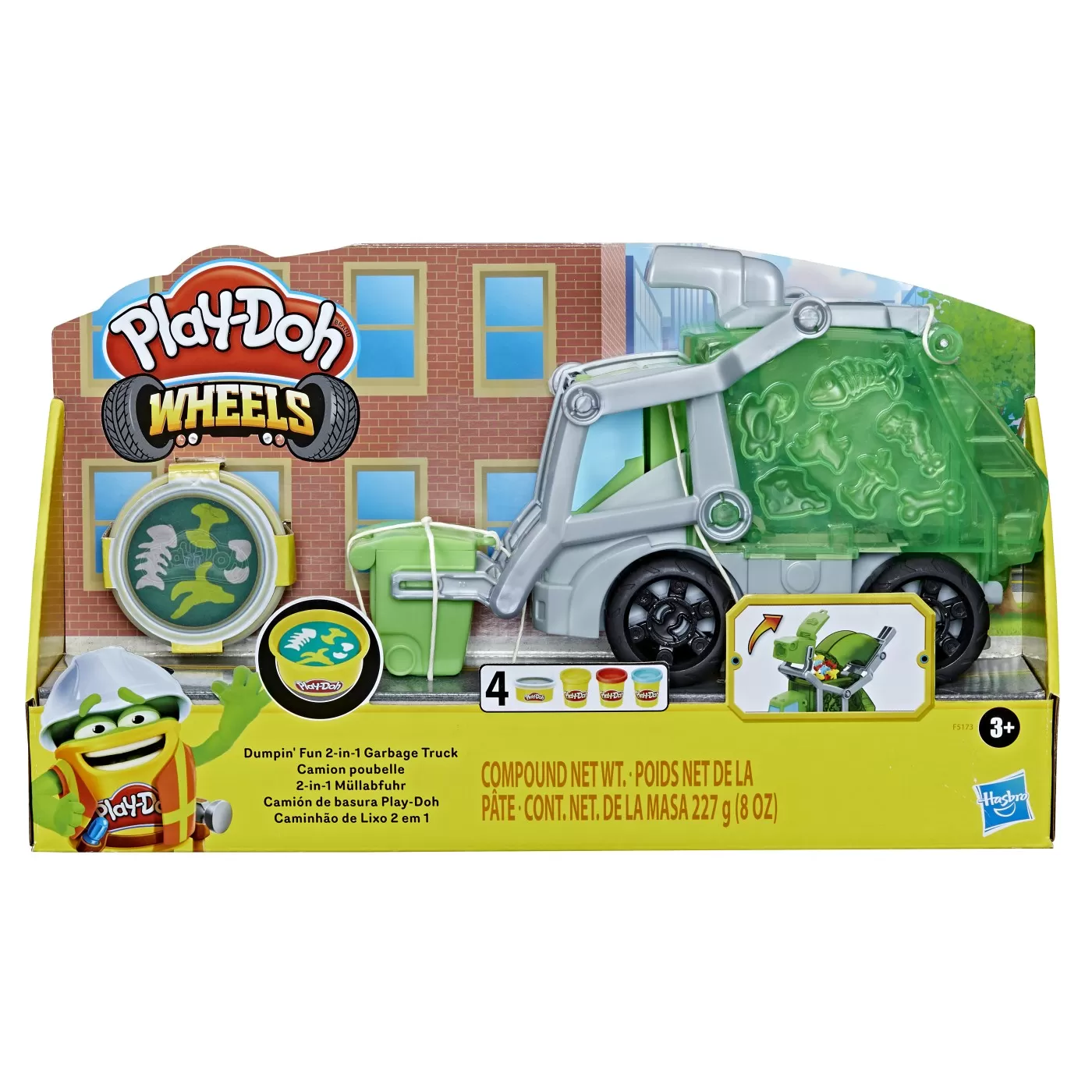 Set Platilina Camion de gunoi 2 in 1, Play Doh