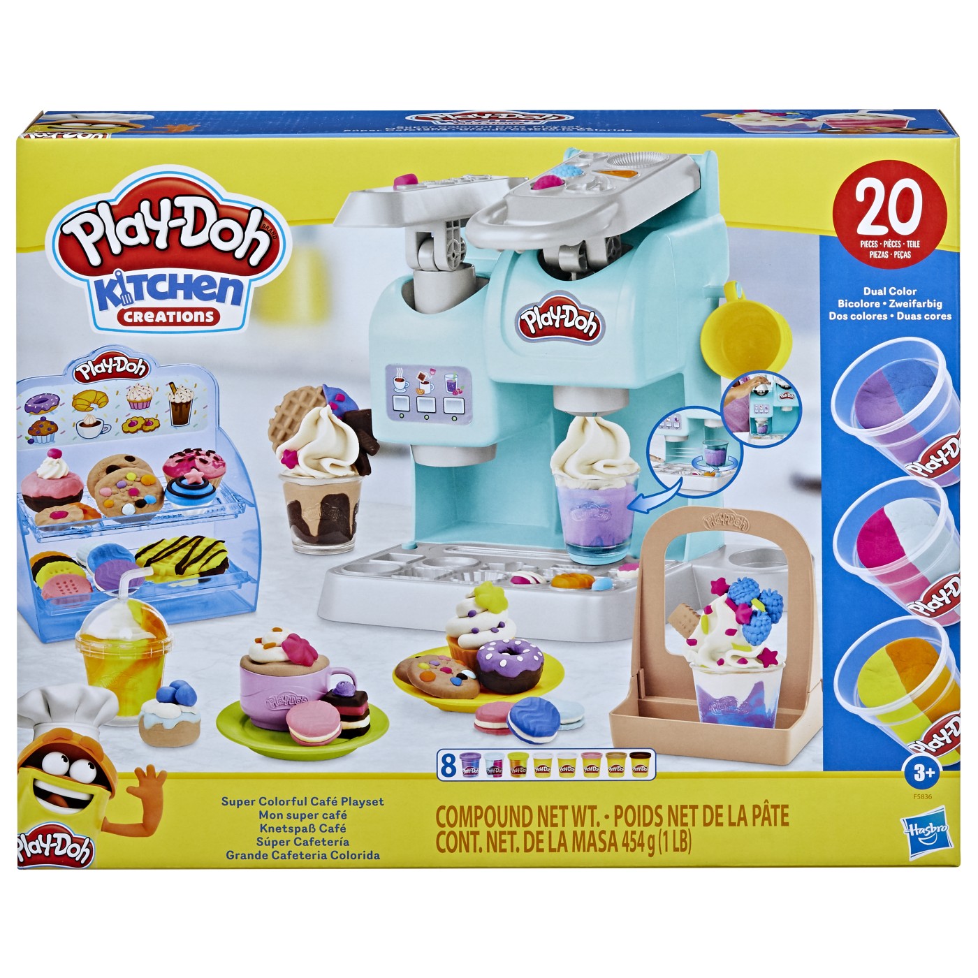 Set Plastilina Cafenea Kitchen Creations 3 ani Play Do Bebe Tei