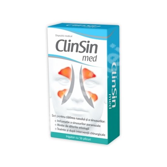 Clinsin Med, 16 plicuri + irigator, Zdrovit