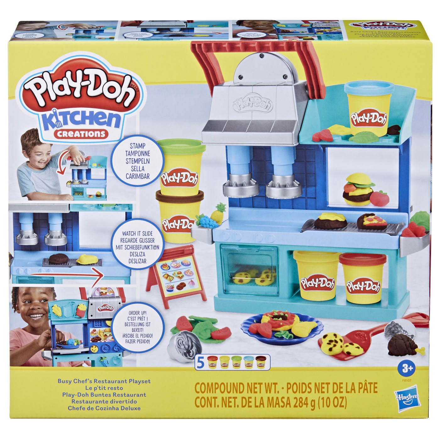 Set Plastilina - Restaurantul Chef-ului agitat Kitchen Creations, +3 ani, Play Doh