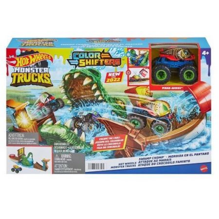 Set Monster Truck Atacul Crocodilului, Hot Wheels